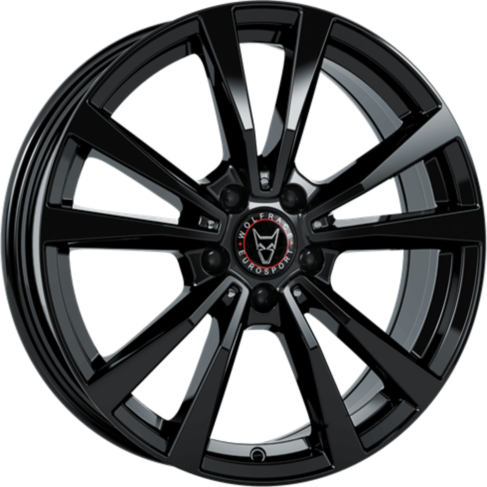 Wolfrace Eurosport TUV M12 Diamond Black 8.0x18