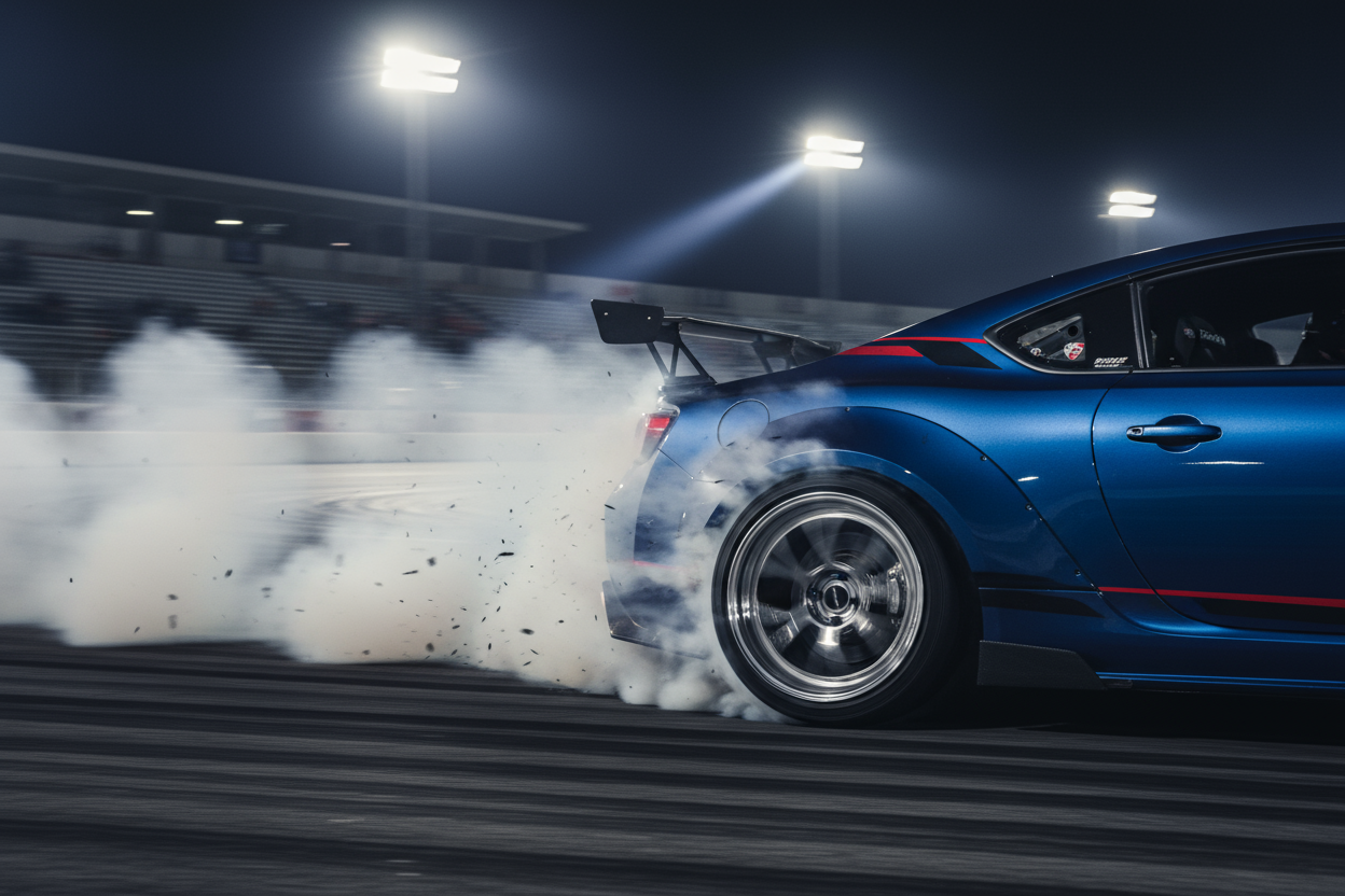 Drift Car with alloys 