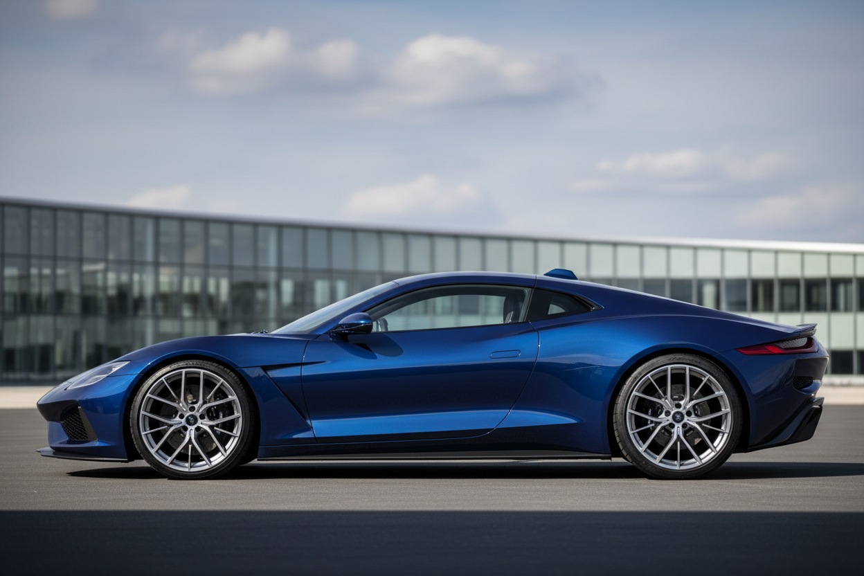 full car with alloys 