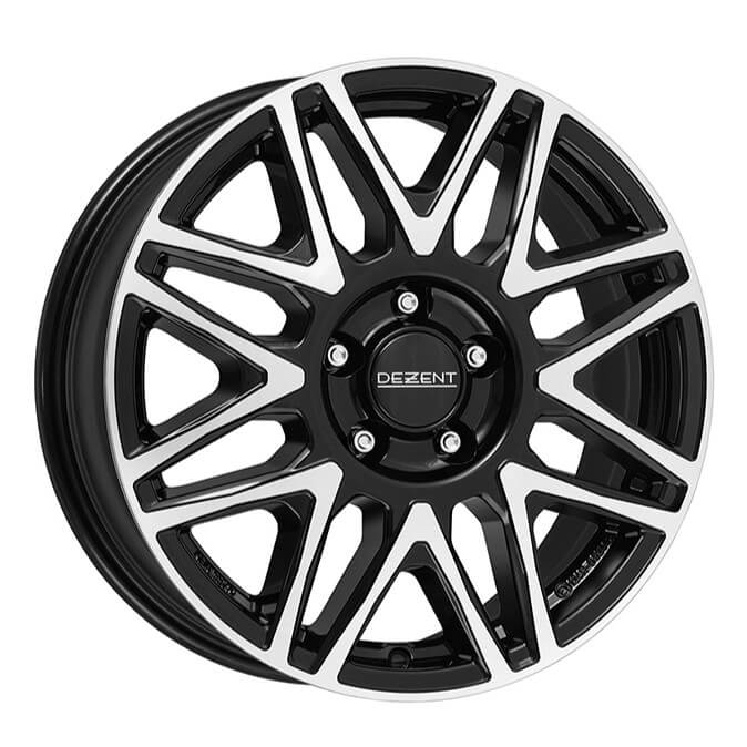 Dezent KH dark Black / Polished 6.5x16