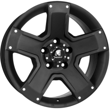 Tomahawk - Outlaw 8.0x17 (Matt Black) (Offset 35.0) (Pcd 5x120)