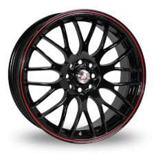 Calibre - Motion 7.5x18 (Gloss Black / Red Pinstripe) (Offset 43.0) (Pcd 5x112)