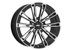 AEZ - Alaska dark 11.5x21 (Black / Polished) (Offset 66.0) (Pcd 5x130)