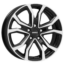Dezent - TV-Trailer dark 6.5x17 (Black / Polished) (Offset 30.05) (Pcd 5x112)