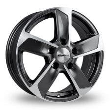 Calibre - Freeway 6.5x16 (Gunmetal/polished) (Offset 60.0) (Pcd 5x130)