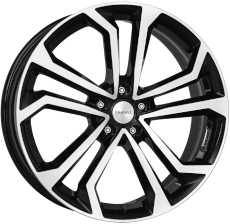 Dezent - TA Dark 8.0x18 (Black / Polished) (Offset 45.0) (Pcd 5x108)