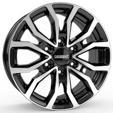 Dezent - KC dark 7.5x18 (Black / Polished) (Offset 33.0) (Pcd 6x139.7)