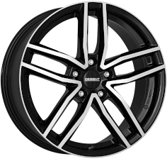 Dezent - TR dark 9.0x18 (Black / Polished) (Offset 58.0) (Pcd 5x112)