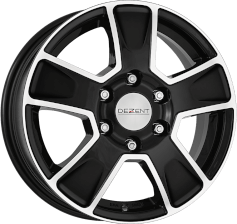 Dezent - Van Dark 6.5x16 (Black / Polished) (Offset 51.0) (Pcd 5x120)