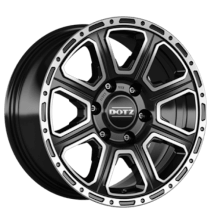 Dotz - Kalahari dark 8.0x17 (Gloss Black / Polished) (Offset 20.0) (Pcd 6x139.7)