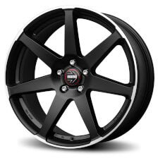 MOMO - Seven 8.0x18 (Matt Black Polished) (Offset 35.0) (Pcd 5x110)