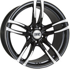 DRC - DMF 9.5x19 (Gloss Black / Polished) (Offset 42.0) (Pcd 5x120)