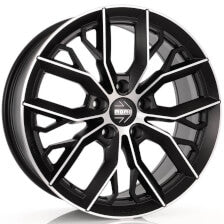 MOMO - Massimo 8.0x18 (Matt Black Polished) (Offset 40.0) (Pcd 5x114.3)